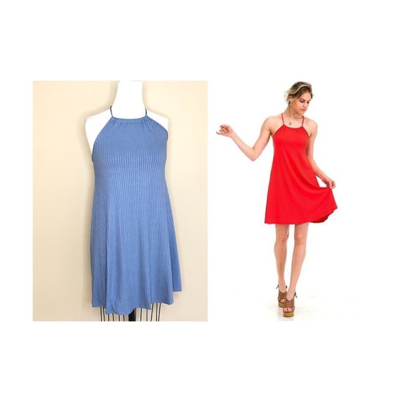 Free People FP Movement Halter Strappy Mini Dress - Picture 14 of 15